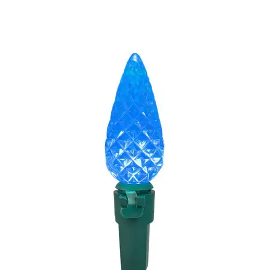 70ct. Multicolor Faceted C6 LED String Lights {12}