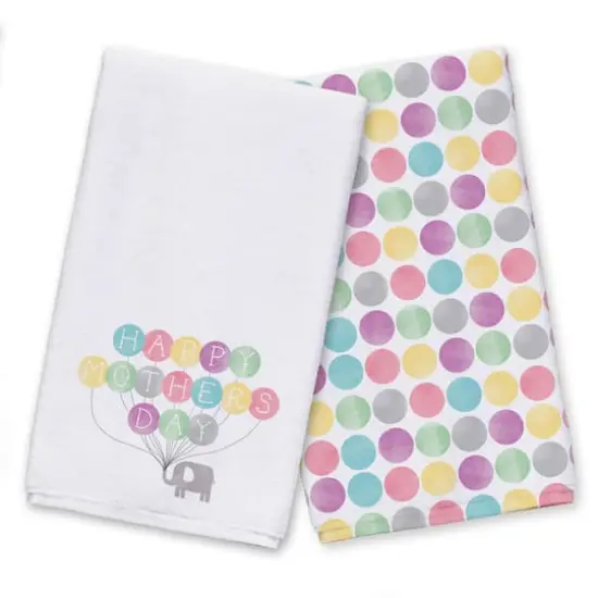 Happy Mother's Day Balloons Tea Towel Set {1}