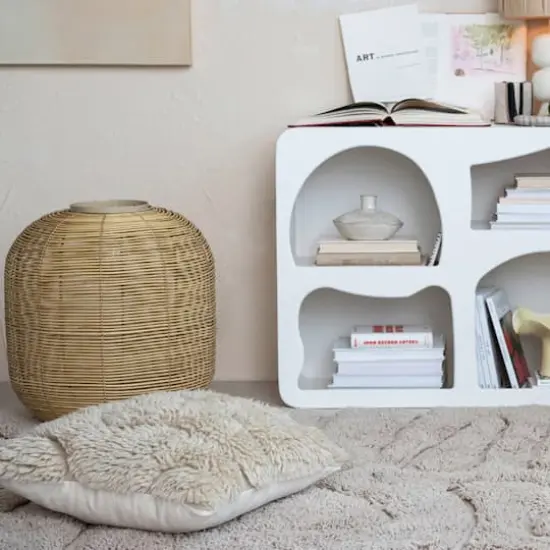 Hello Honey&reg; 20" x 20" Auckland Essence Natural Wool & Cotton Pillow {4}