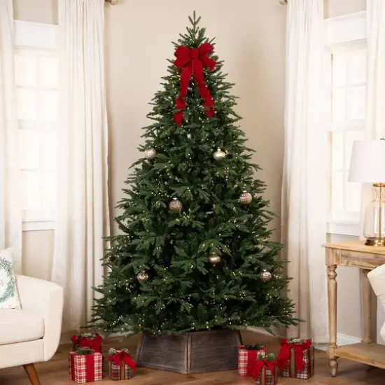 6.5ft. Pre-Lit Real Touch&trade; Ashburn Pine Artificial Christmas Tree, Warm White LED Lights {3}