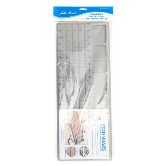 John Bead 21" x 8" Gray Plastic Designer Bead Board {4}