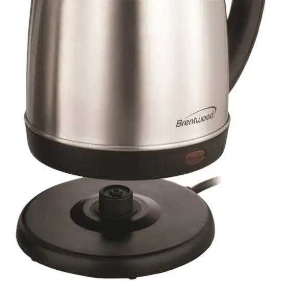 Brentwood 2L Stainless Steel Electric Cordless Tea Kettle {7}