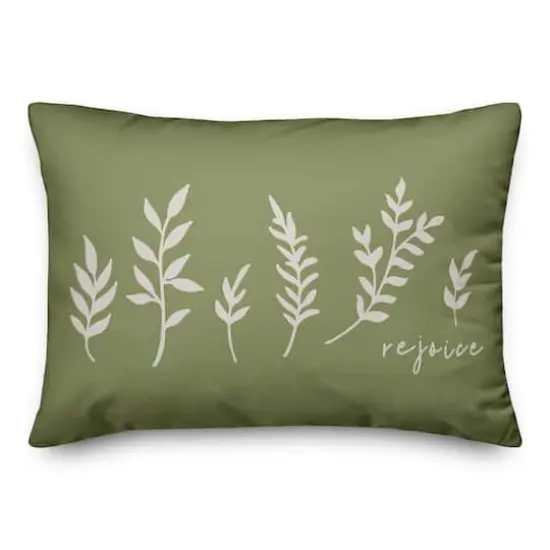 Rejoice Pillow 14" x 20" Throw Pillow {1}