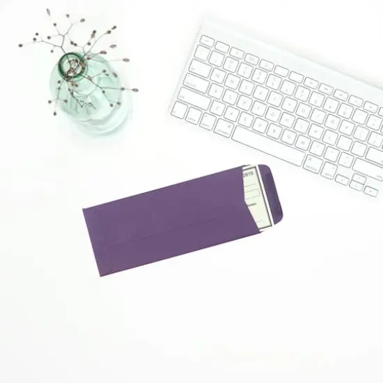 JAM Paper Colored #10 Policy Business Premium Envelopes, 50ct. Dark Purple {5}