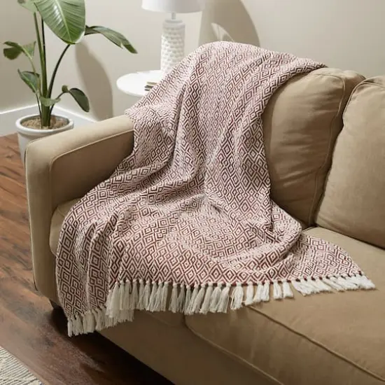 DII&reg; Double Diamond Throw Cinnamon {6}