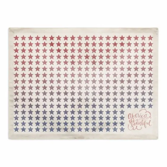 Gradient Stars Poly Twill Placemat {1}