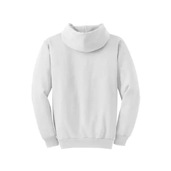 Port & Company® Neutrals Core Fleece Pullover Hooded Sweatshirt White {5}