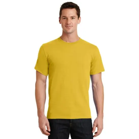 Port & Company&reg; Essential Yellow Shades Adult T-Shirt Lemon Yellow {4}