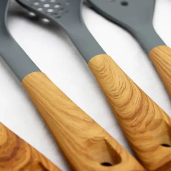 Oster Everwood Nylon & Wood Inspired Handles Kitchen Tool Set, 5ct. {3}