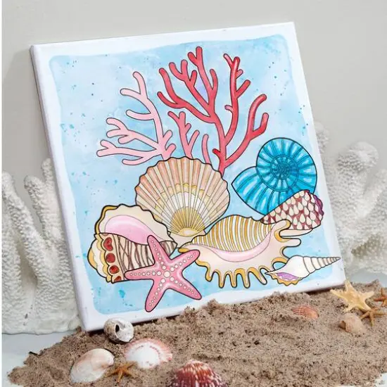 Faber-Castell Coastal Paint by Number Watercolor Set {6}