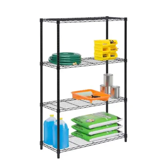 Honey Can Do 4-Tier Shelving Unit, 250 lbs. Capacity {4}