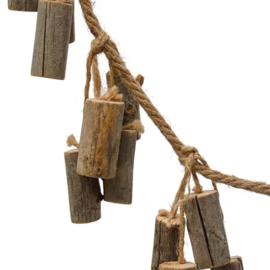 Hello Honey&reg; 6ft. Gray Reclaimed Driftwood Garland {3}