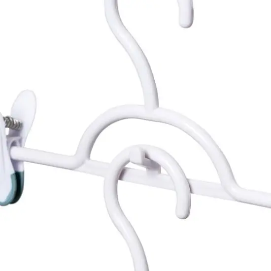 Honey Can Do White Soft Touch Pant Hangers, 12ct. {4}