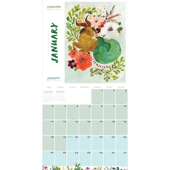 2026 Zodiac Wall Calendar {3}