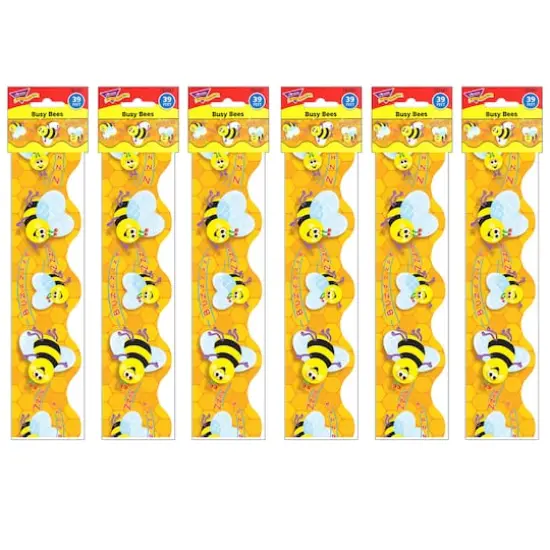 Trend Enterprises&reg; Terrific Trimmers&reg; Busy Bees Borders, 234ft. {1}