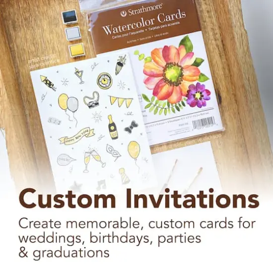 Strathmore&reg; 5" x 7" Watercolor Cards & Envelopes {6}