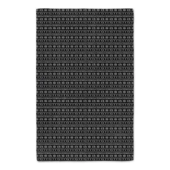 Creep White Mudcloth Tea Towel Set {6}