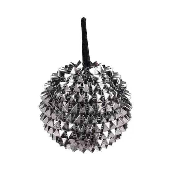 4" Silver Spikes Ball Ornament by Ashland&reg; {1}