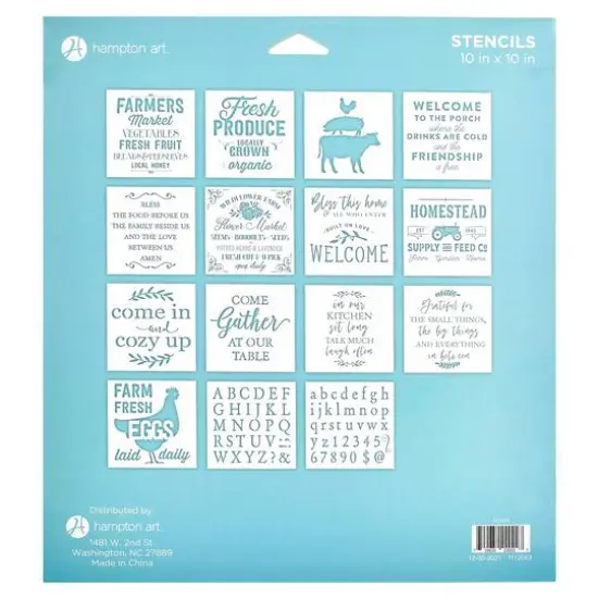 Hampton Art&trade; Homestead Stencils {3}