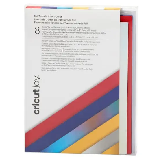 Cricut Joy&trade; A2 Foil Transfer Insert Cards, Celebration Sampler {1}