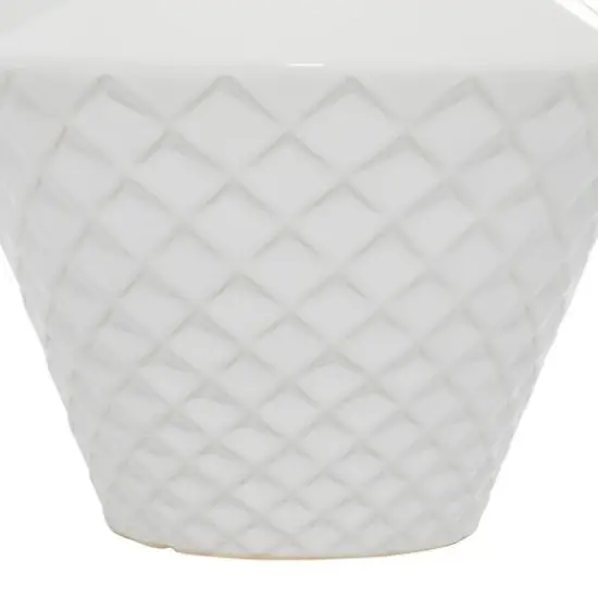 White Porcelain Modern Vase Set {7}