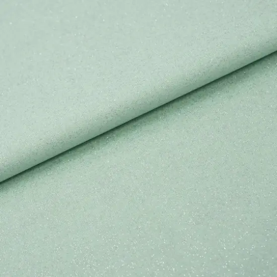 SINGER Solid Glitter Cotton Fabric Mint {3}