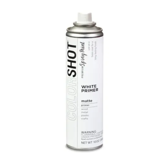 COLORSHOT&reg; White Primer Matte Spray Paint {4}