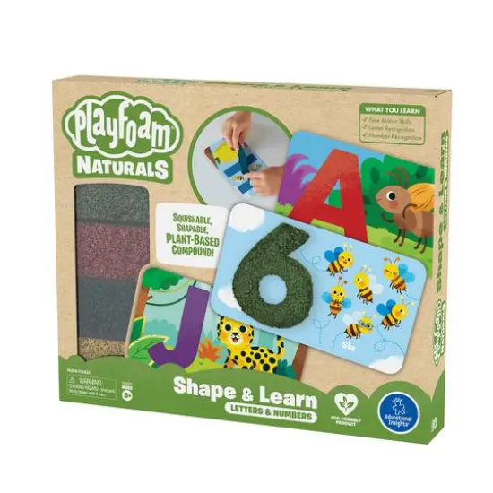 Educational Insights Playfoam Naturals Shape & Learn Letters & Numbers {5}