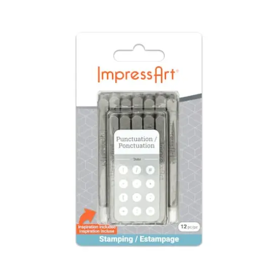 ImpressArt&reg; 3mm Punctuation Metal Stamps Pack {1}
