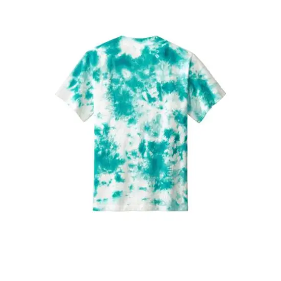 Port & Company&reg; Crystal Tie-Dye Youth T-Shirt Teal {5}