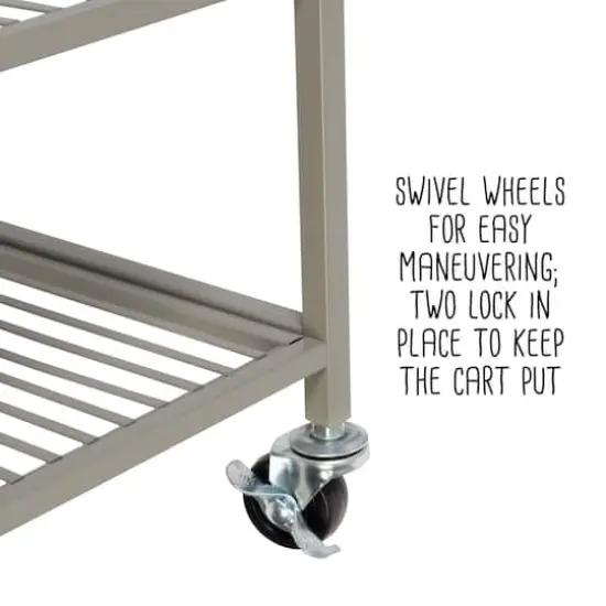 Honey Can Do 5-Tier Rolling Bathroom Storage Cart {4}