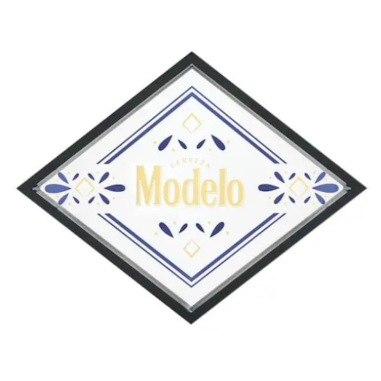 American Art Decor Modelo Printed Framed Mirror {6}