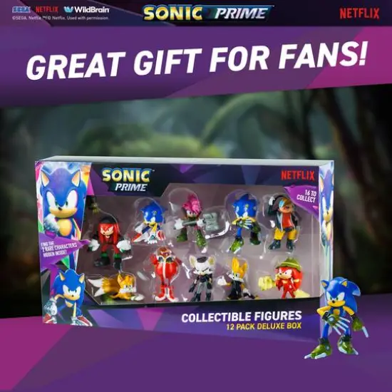 Sonic Prime Deluxe Box A Collectible Figure Set {5}