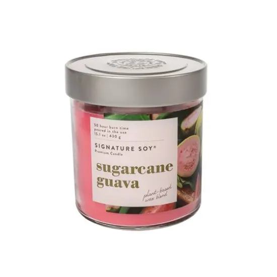 Signature Soy&reg; Jar Candle, 15.1oz. Sugarcane Guava {2}