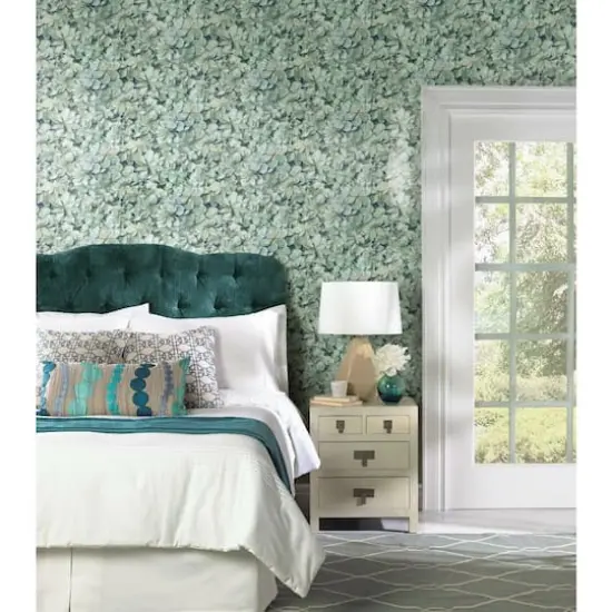 RoomMates Hydrangea Peel & Stick Wallpaper {8}