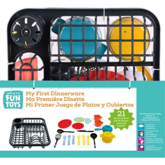 Nothing But Fun Toys My First Dinnerware Playset {6}