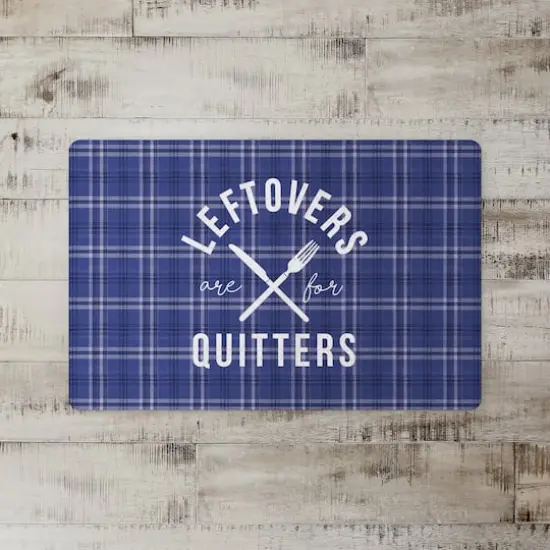 Leftovers Are For Quitters Floor Mat {3}