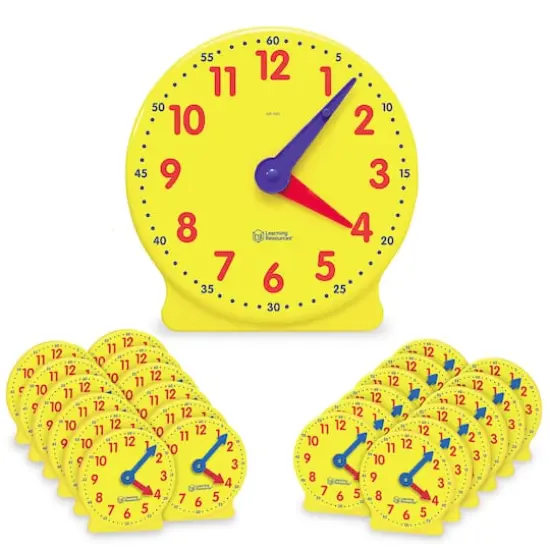 Learning Resources&reg; Big Time&trade; Classroom Clock Kit {1}