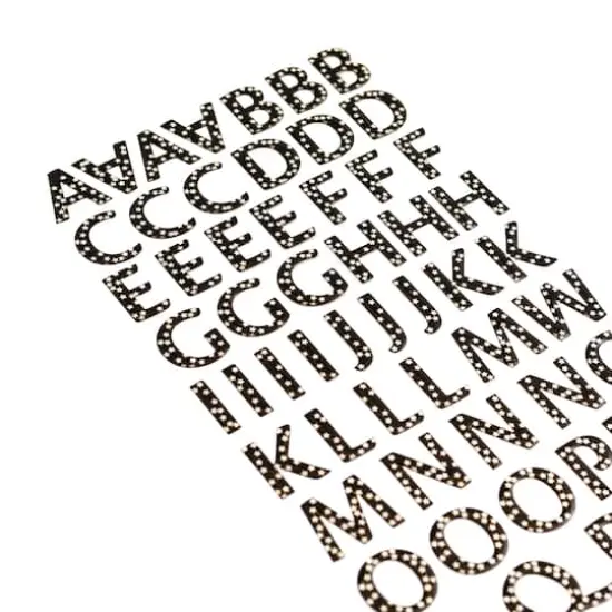 Shaker Stars Alphabet Stickers by Recollections&trade; {1}