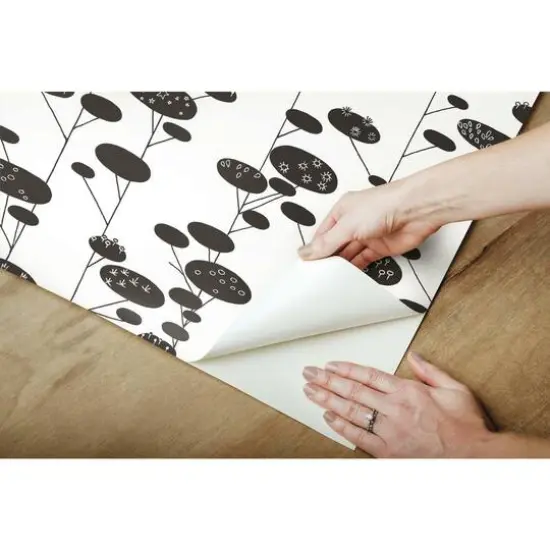 RoomMates Retro Trees Peel & Stick Wallpaper {8}