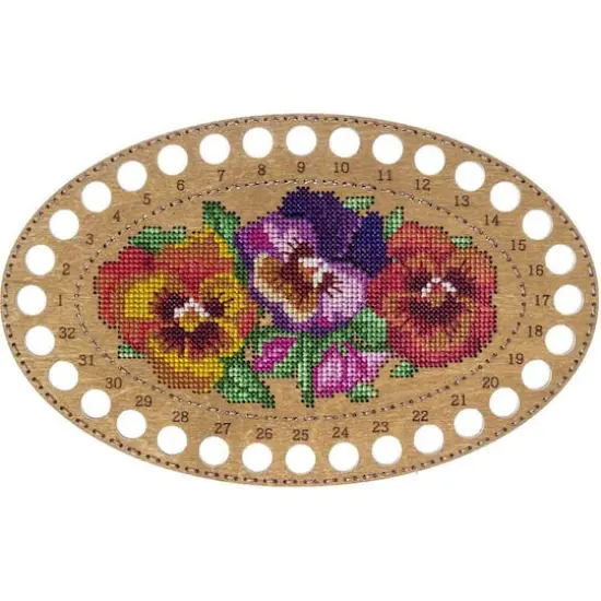 Wonderland Crafts Flowers Numbered Embroidery Thread Organizer {4}