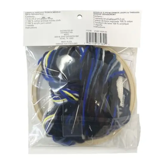 6" Night Sky Punch Needle Kit by Loops & Threads&reg; {5}