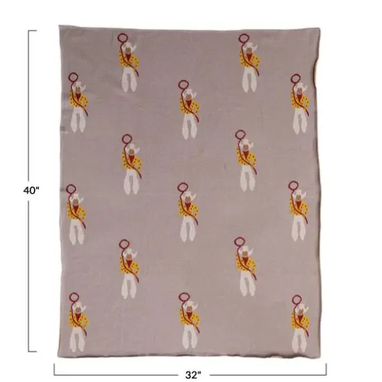 Hello Honey&reg; Multicolor Cowboy Baby Blanket {5}