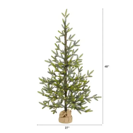 4ft. Pre-Lit Fraser Fir Artificial Christmas Tree, Clear LED Lights {6}