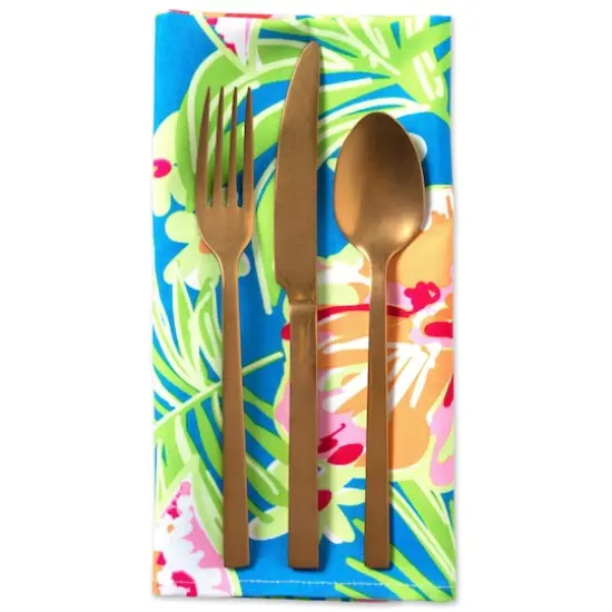 DII&reg; Summer Floral Print Outdoor Napkin, 6ct. {8}