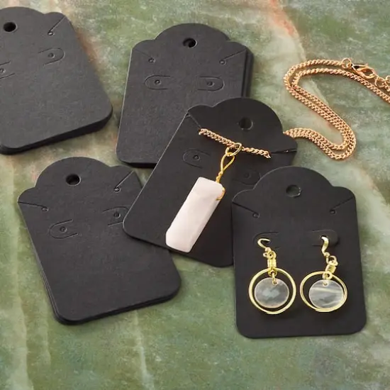 Necklace & Earring Cards by Bead Landing&trade; Black {3}