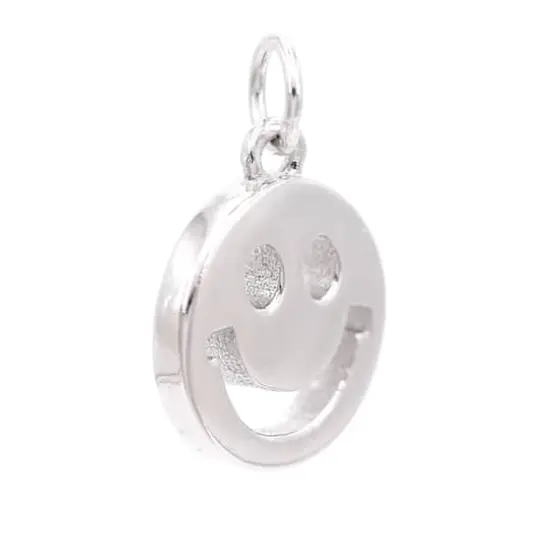 Sterling Silver Smile Icon Charm by Bead Landing&trade; {4}