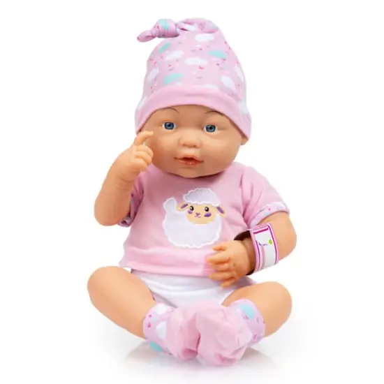 Bayer Design 15" Pink Sheep Newborn Baby Doll {4}