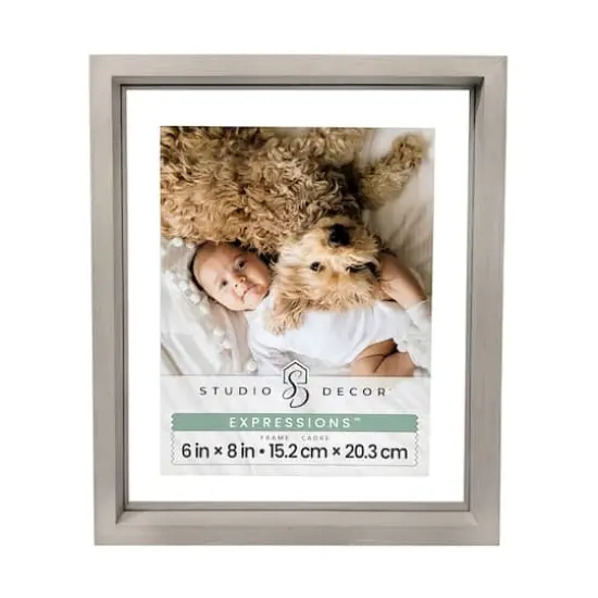 Expressions&trade; Gray Deep Float Frame by Studio D&eacute;cor&reg; {1}
