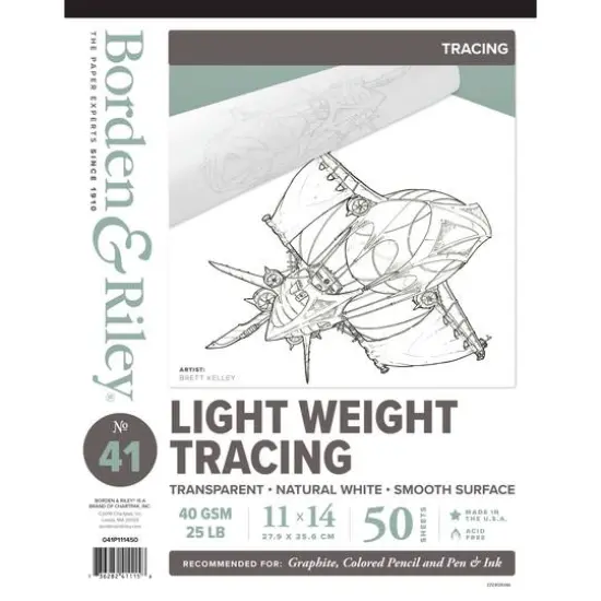 Borden & Riley&reg; No. 41 Light-Weight Tracing Pad {2}
